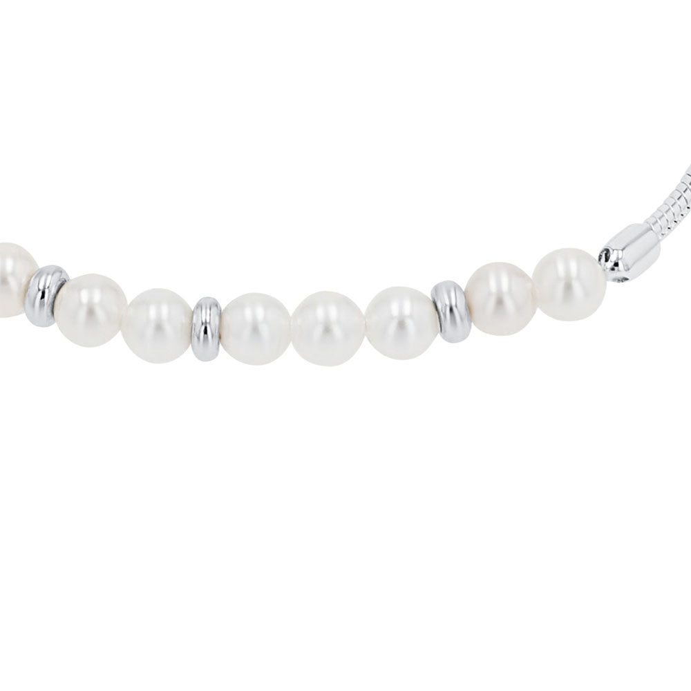 s.Oliver Damen Armband mit Perlen