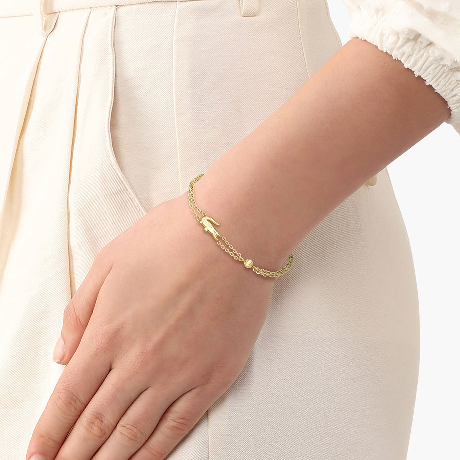 Lacoste Crocodile Damen Armband