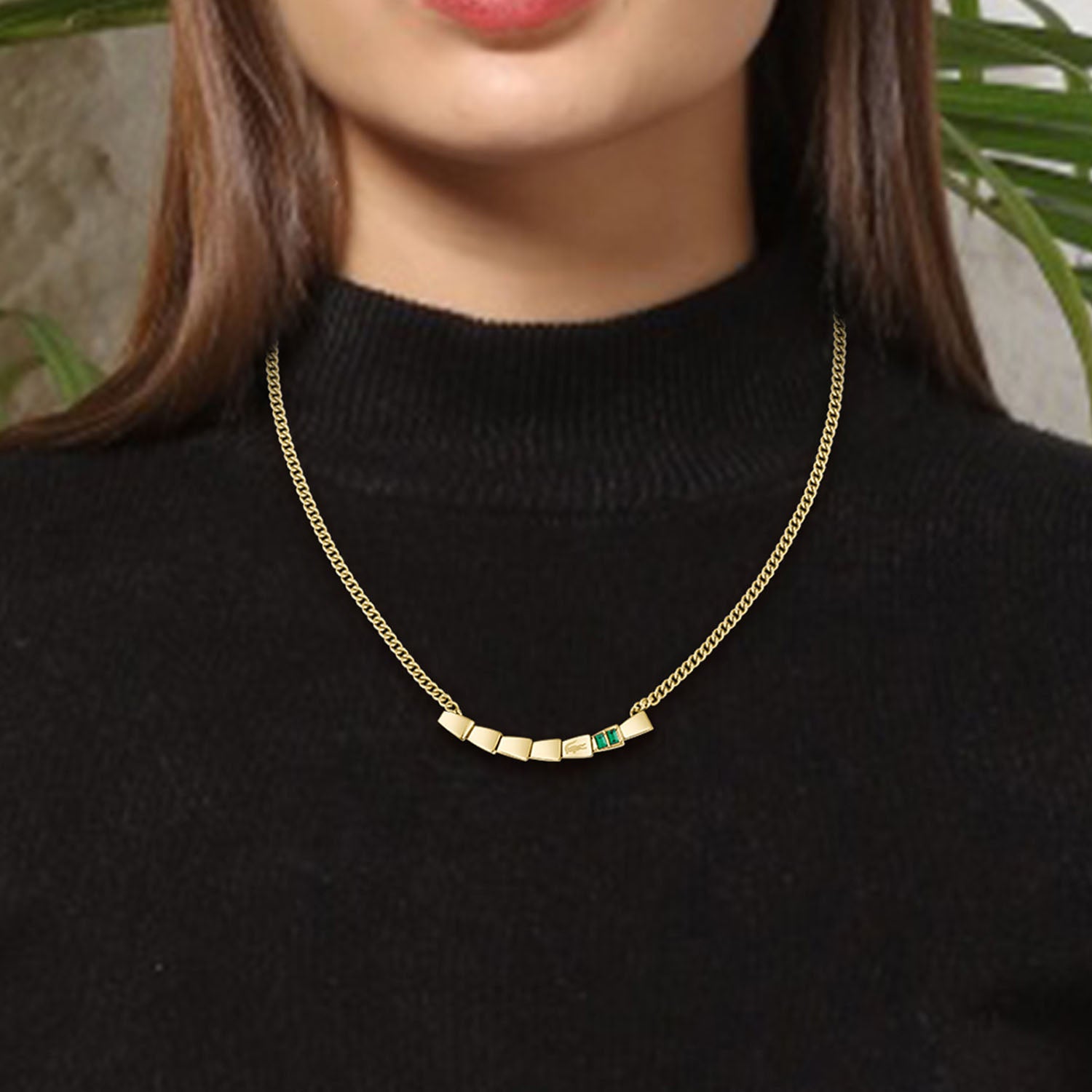 Lacoste Damen Halskette Crocodelle