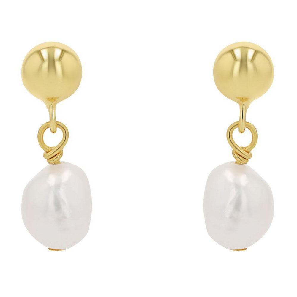 s.Oliver Damen Ohrstecker mit Perle