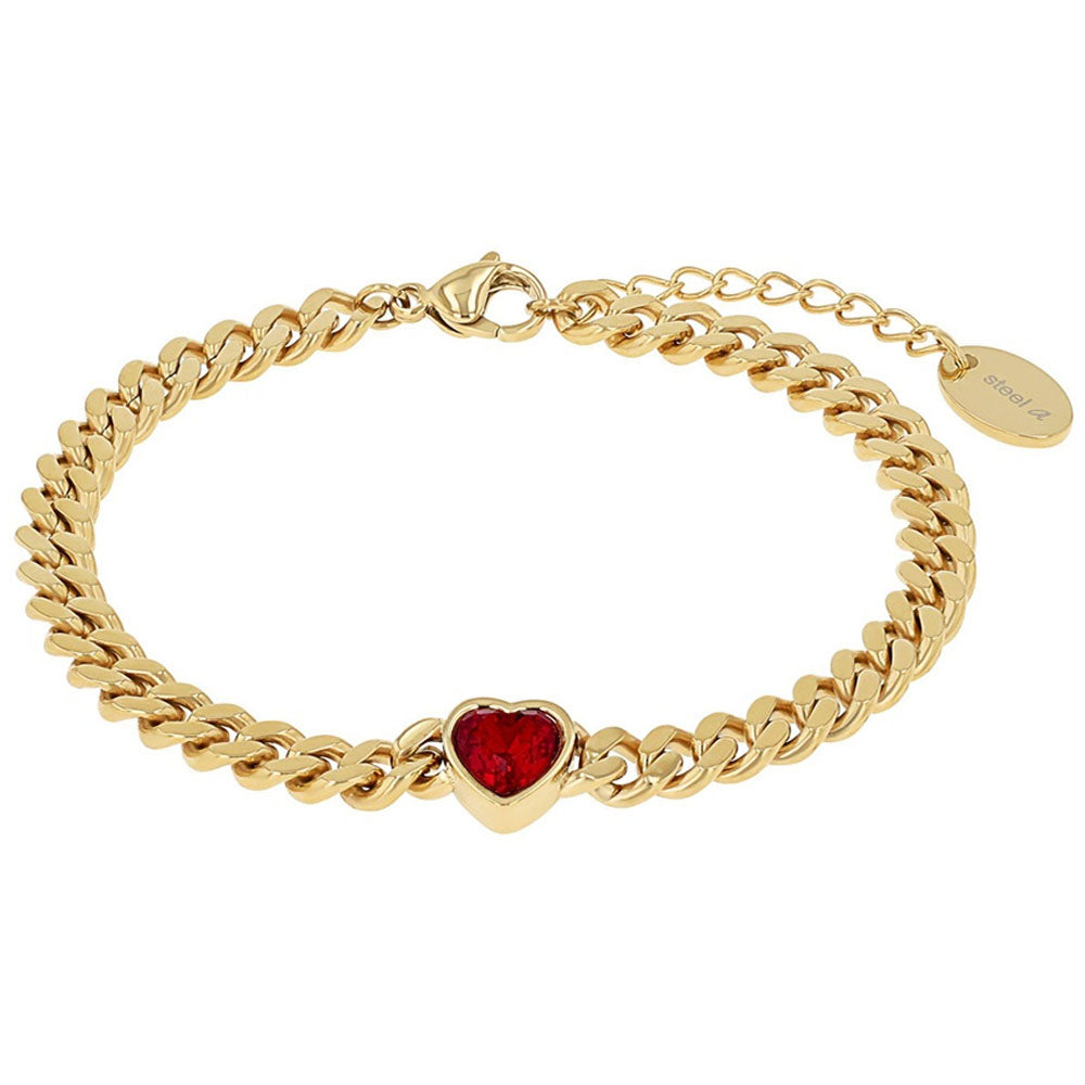 s.Oliver Damen Armband mit Herz
