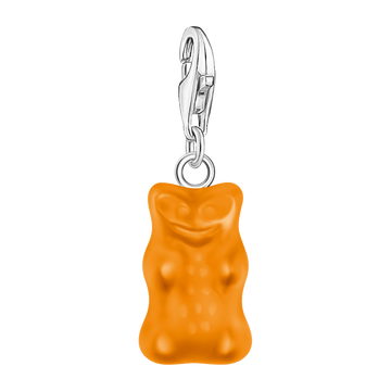 Thomas Sabo Charm-Goldbären-Anhänger in Orange Silber - Original