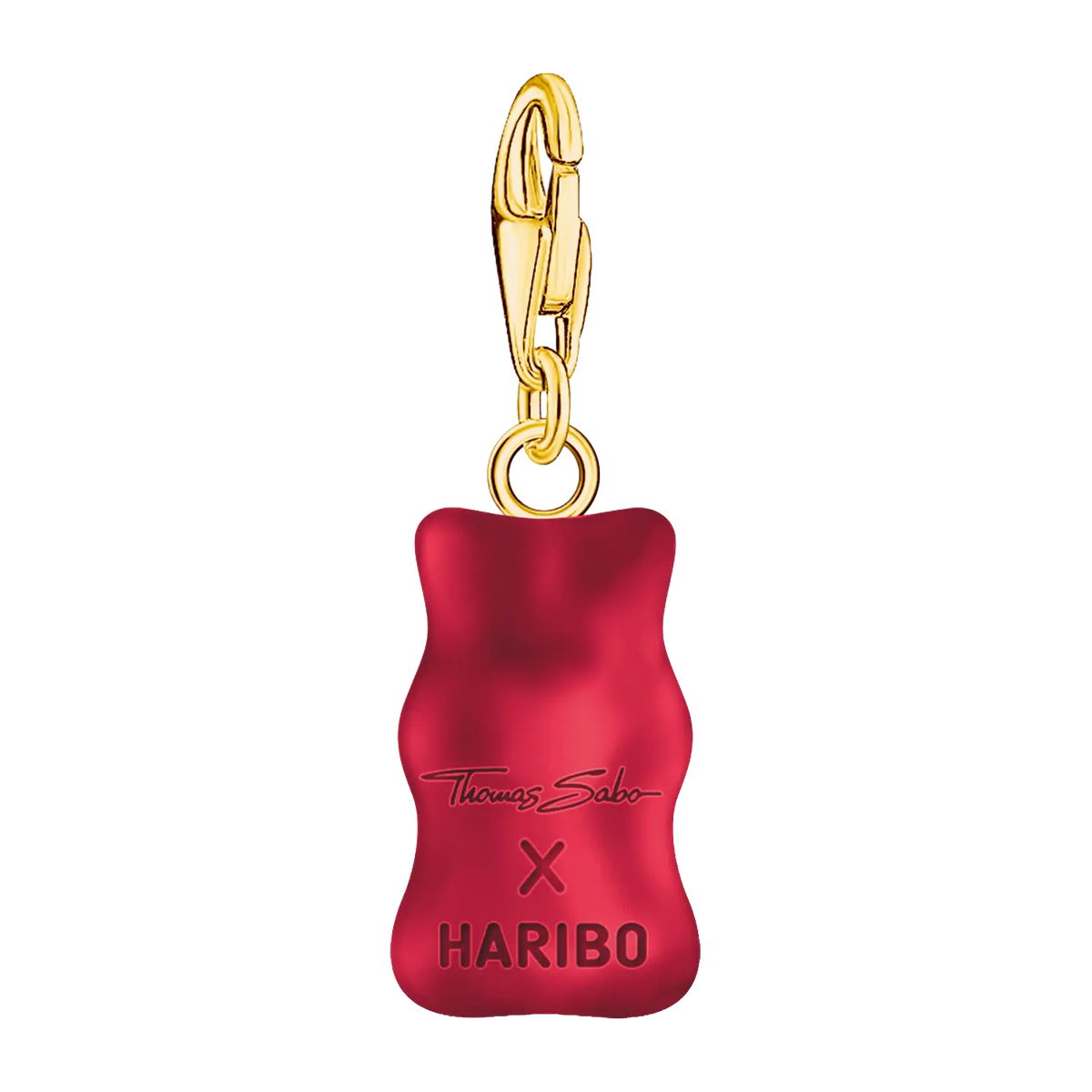Thomas Sabo Charm-Goldbären-Anhänger in Rot Gold - Original