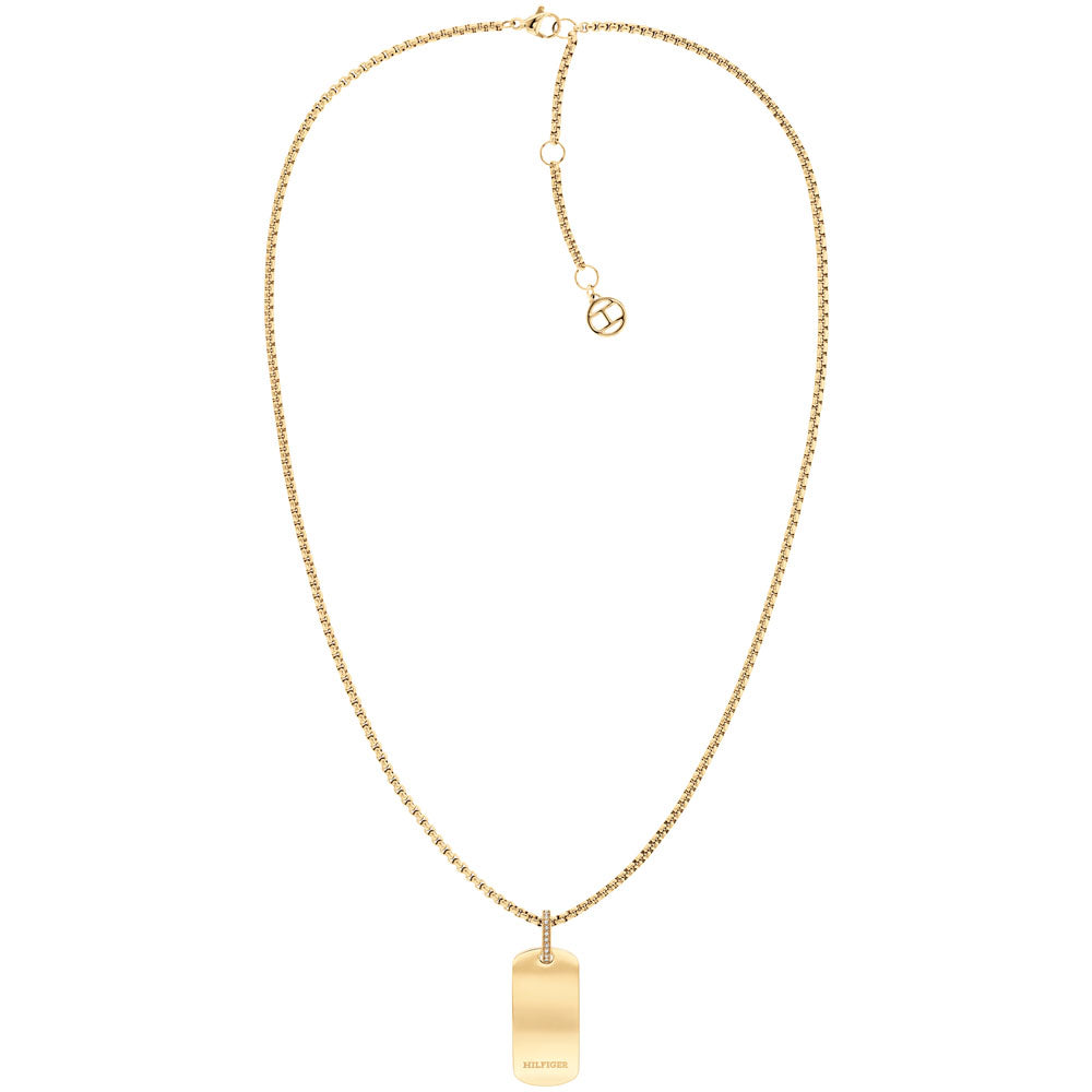 Tommy Hilfiger Damenkette mit Anhänger Gold