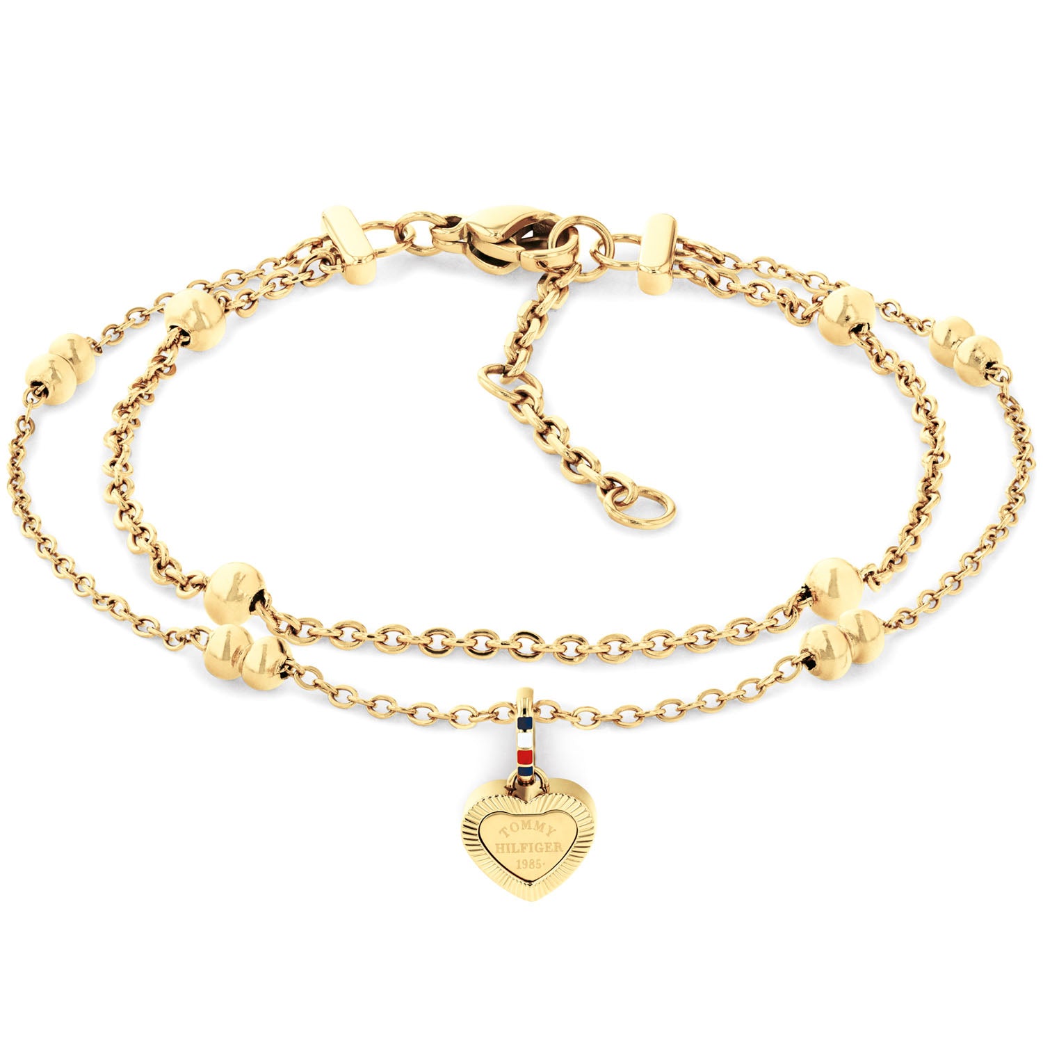 Tommy Hilfiger Armband mit Herz Anhänger Layered
