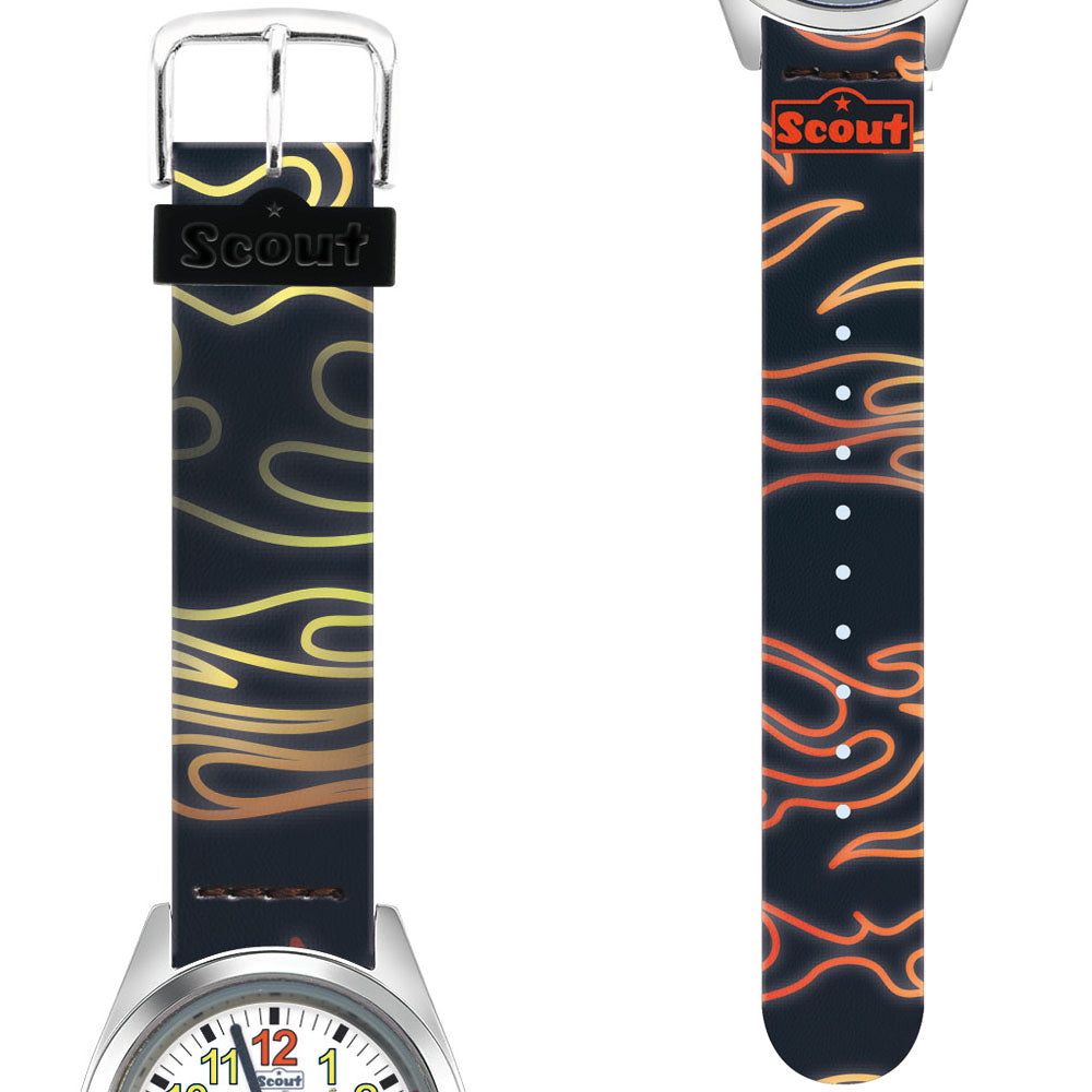 Scout Kinderuhr Classic Feuerwehr & Flammen