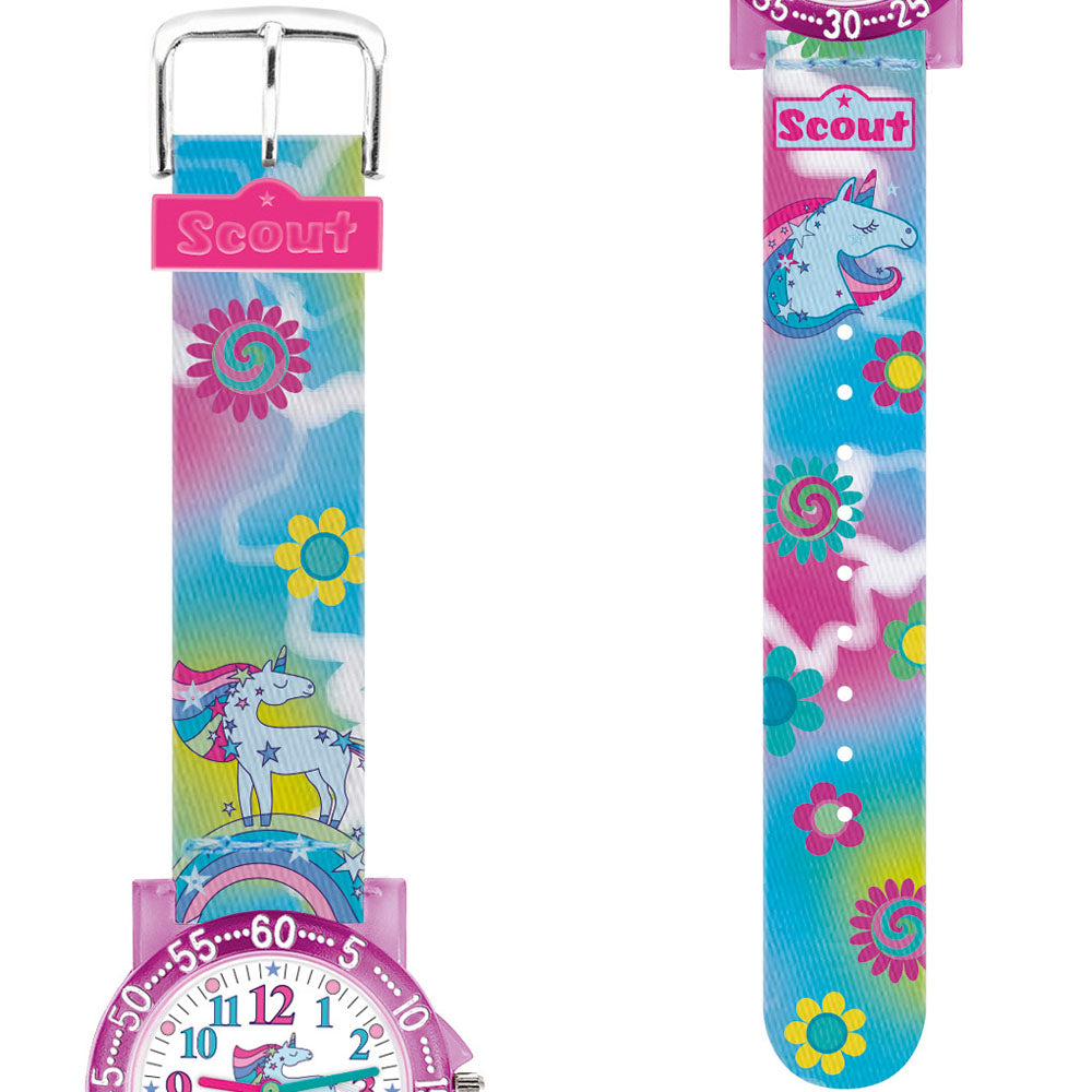 Scout Kinderuhr The IT-Collection Blumen & Einhorn