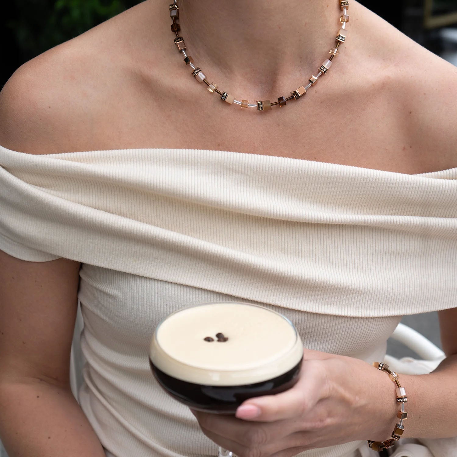 GeoCUBE® Iconic Armband Mocha Mousse