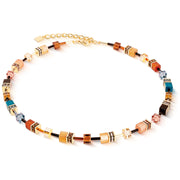 GeoCUBE® Iconic Halskette Earth Mirage Gold