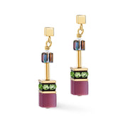 GeoCUBE® Iconic Ohrringe Art Nouveau Gold