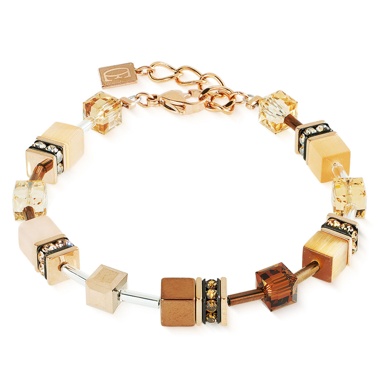 GeoCUBE® Iconic Armband Mocha Mousse