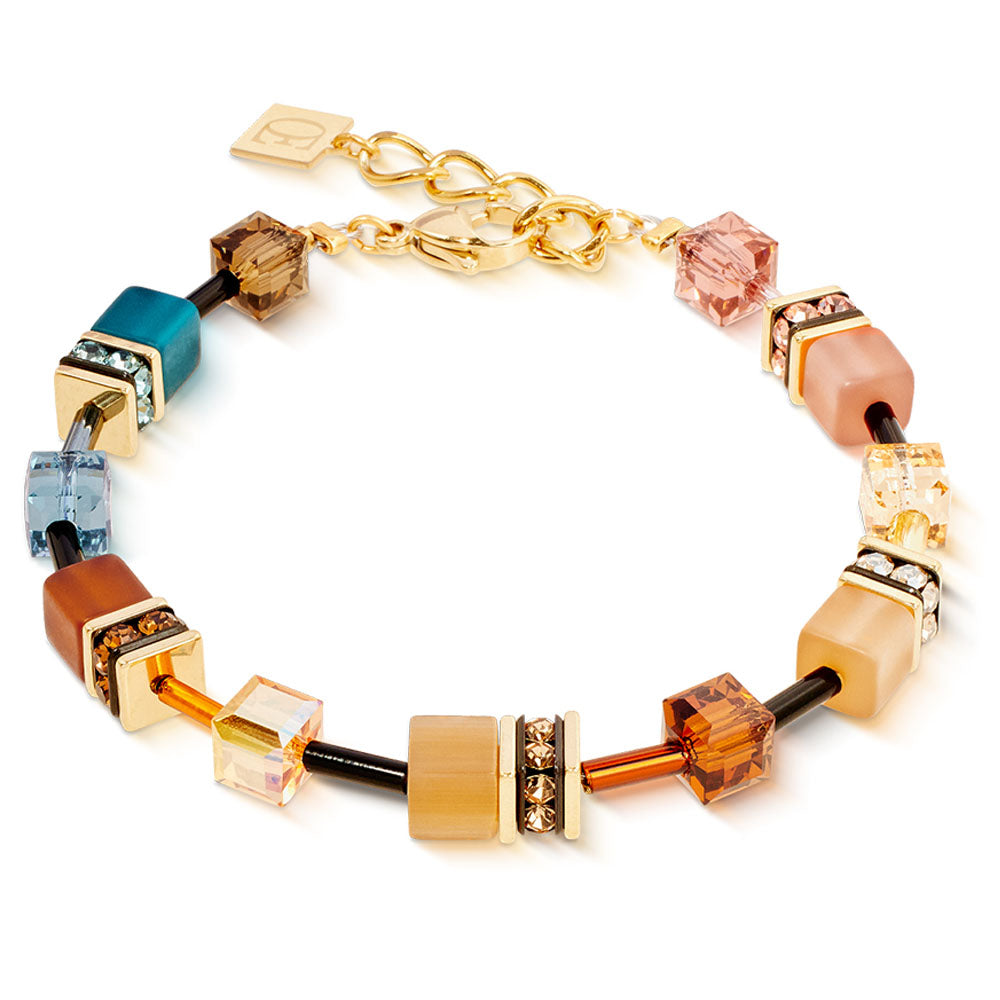 GeoCUBE® Iconic Armband Earth Mirage Gold