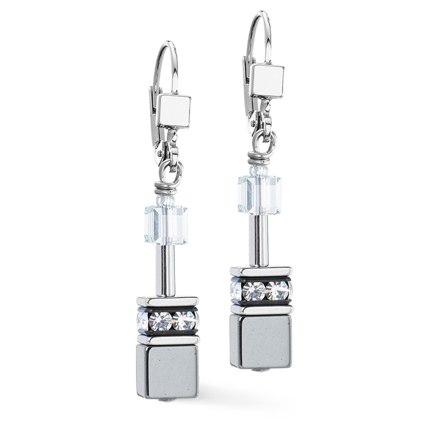 GeoCUBE® Ohrringe Platinum