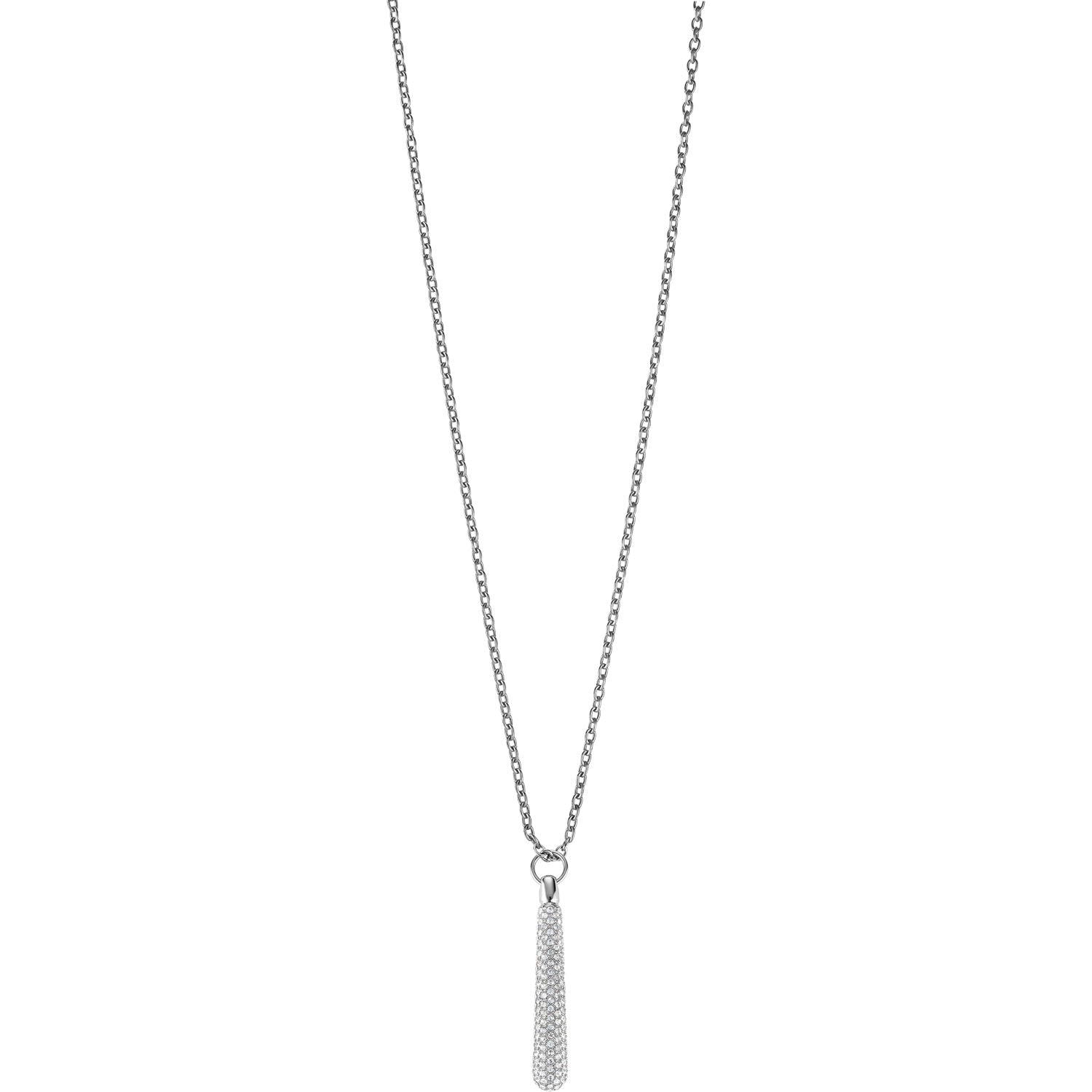 BERING Arctic Pavé Halskette silber glänzend