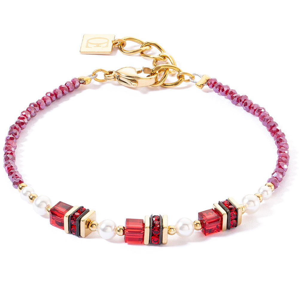 Armband Sparkling Princess Gold-Rot