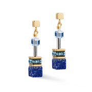GeoCUBE® Iconic Precious Ohrringe Blau