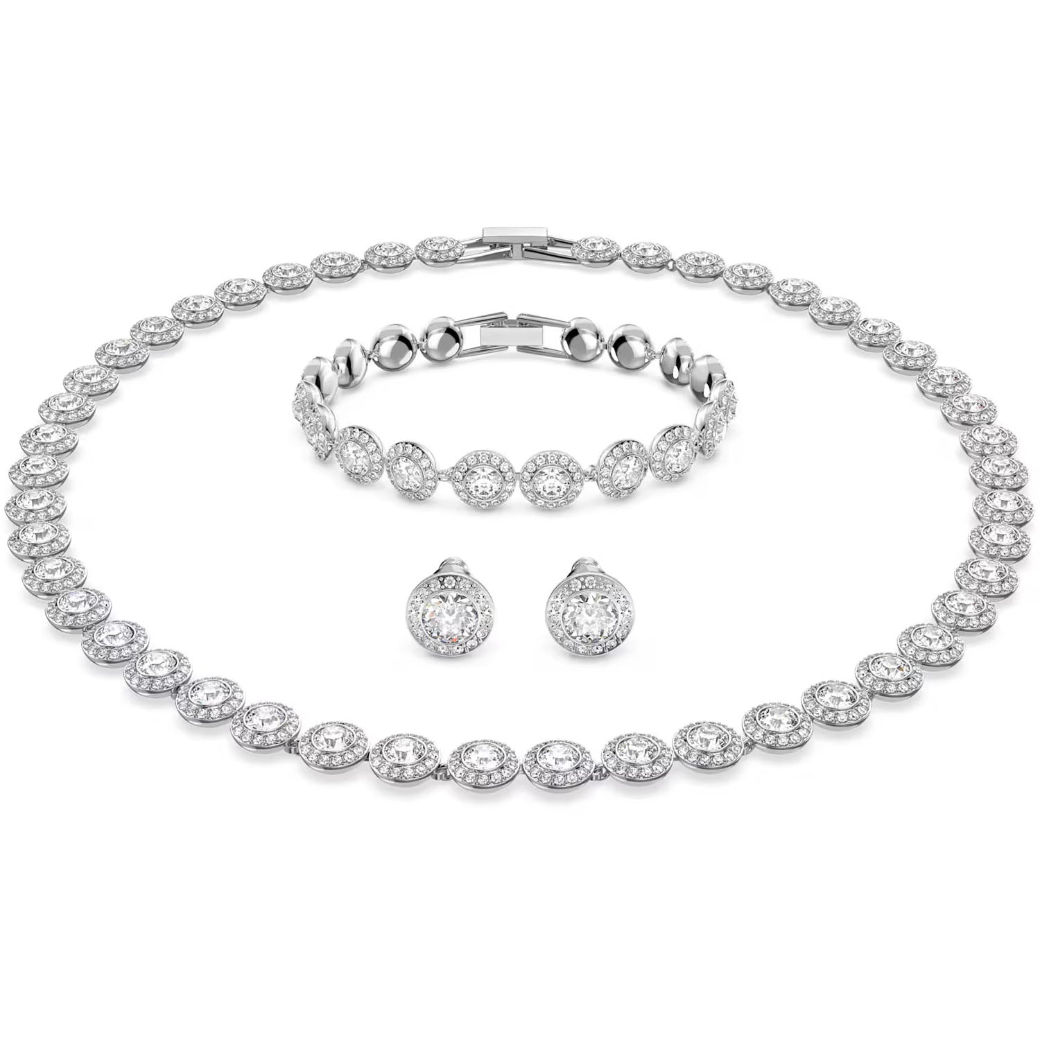 Swarovski Una Angelic Set Halskette, Armband & Ohrstecker
