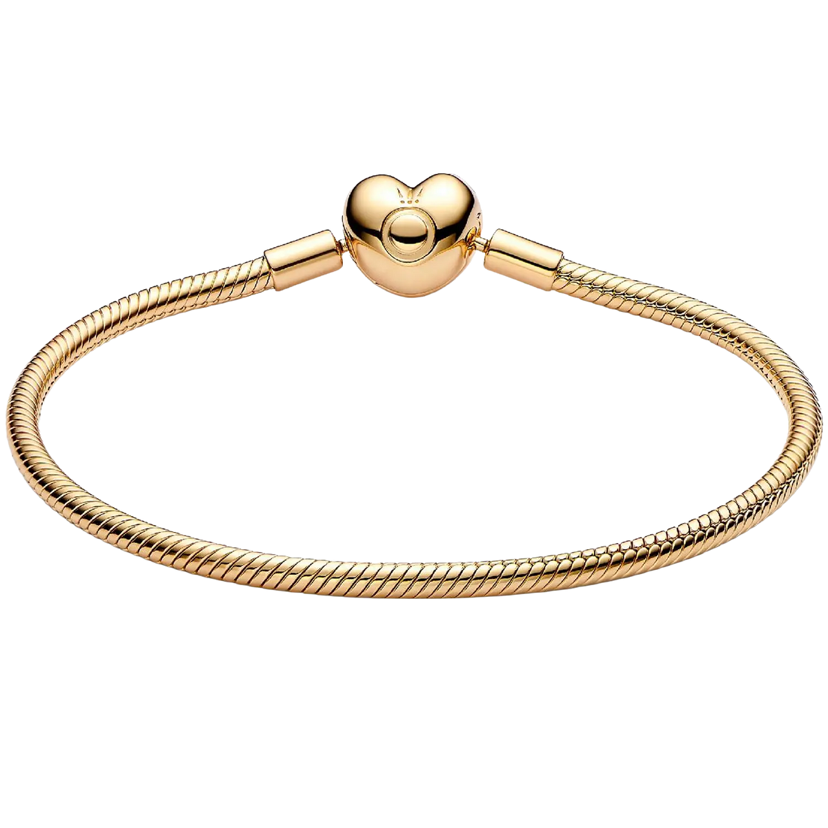 Pandora Moments Schlangen-Gliederarmband mit Herz-Verschluss