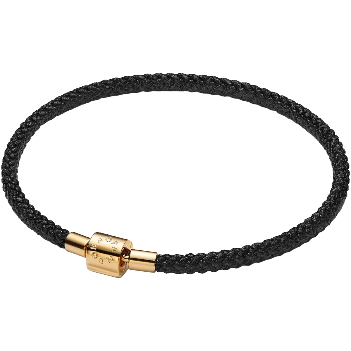 Pandora Moments Schimmerndes Schwarzes Kordel-Armband