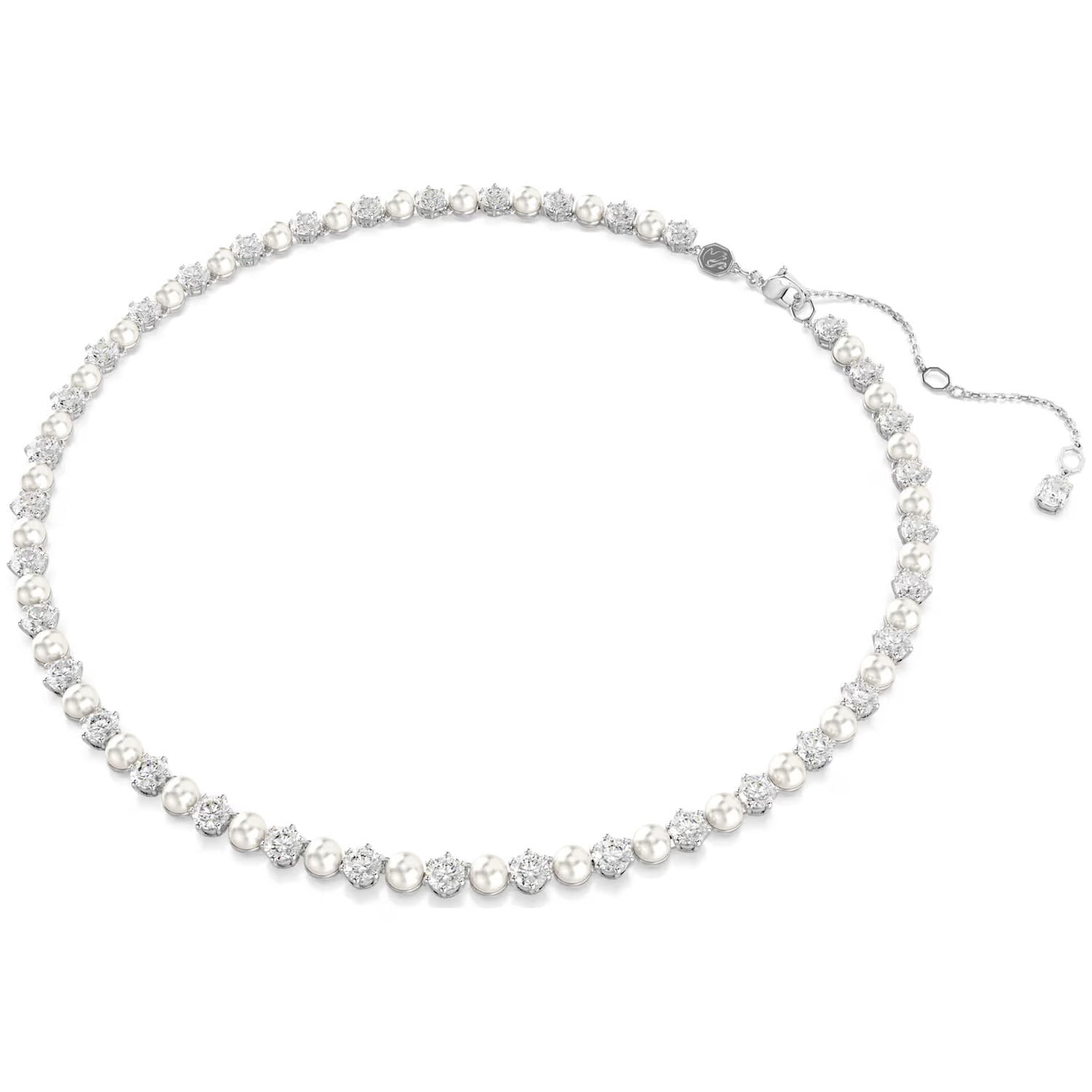 Swarovski Matrix Tennis Halskette mit Kristallperlen