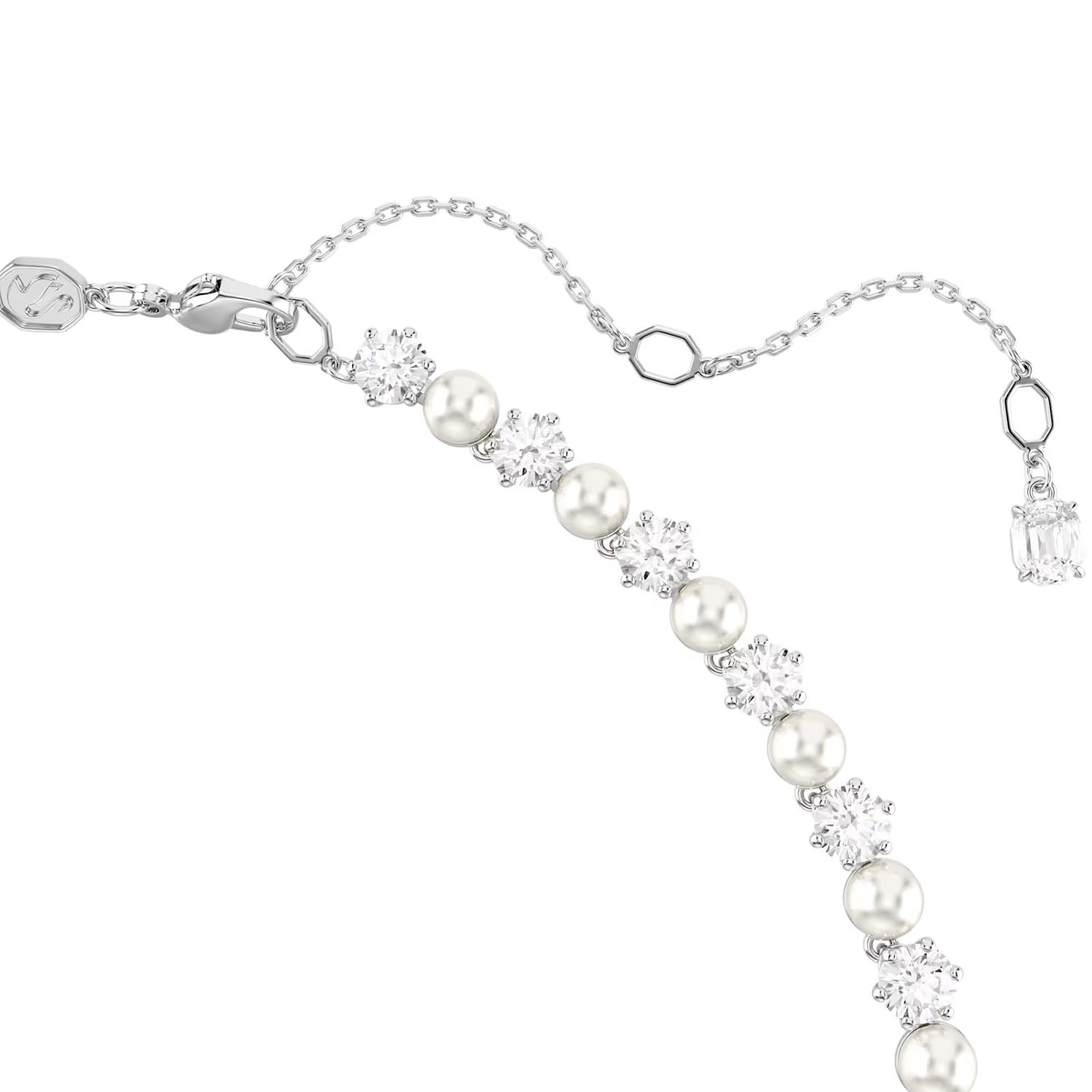 Swarovski Matrix Tennis Halskette mit Kristallperlen