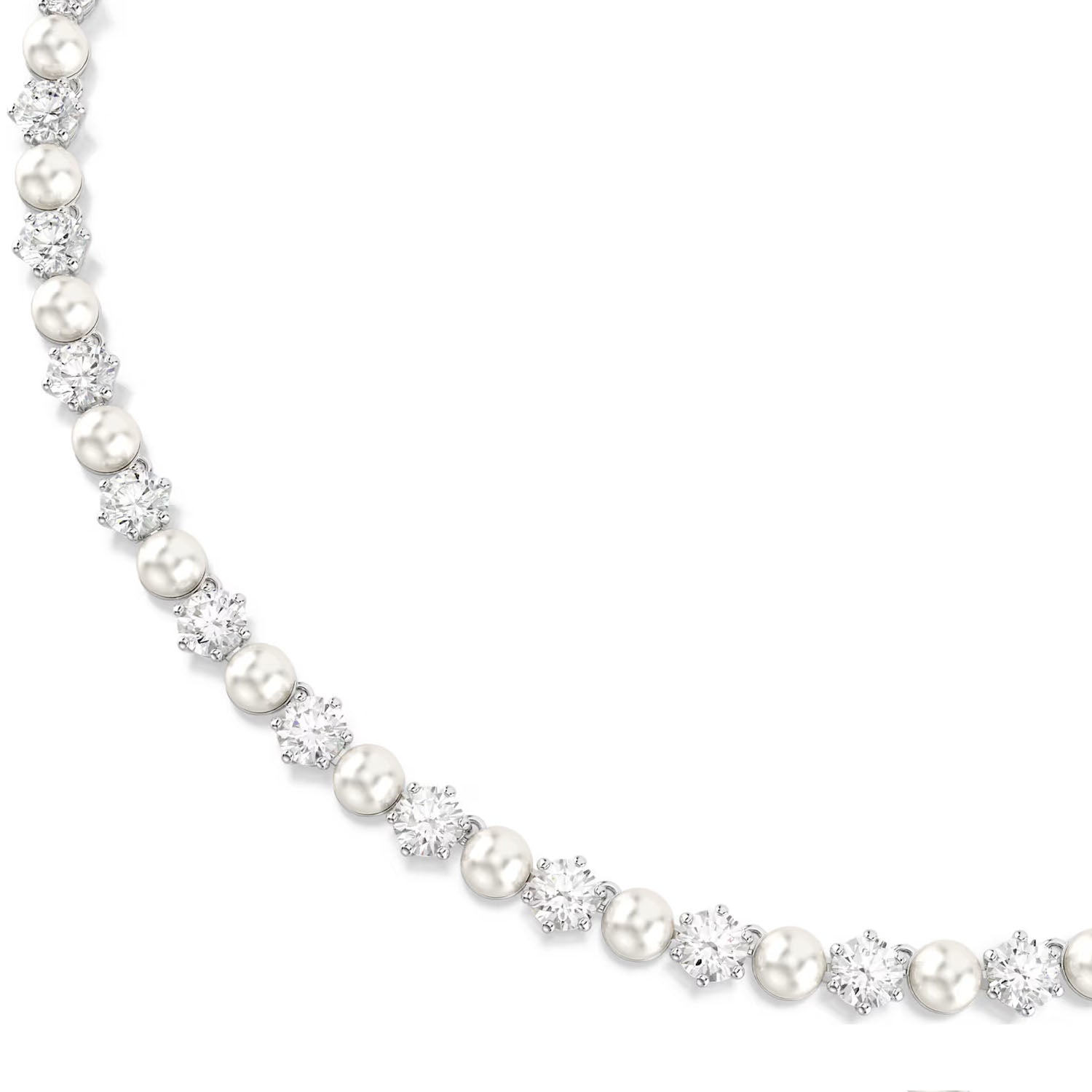 Swarovski Matrix Tennis Halskette mit Kristallperlen