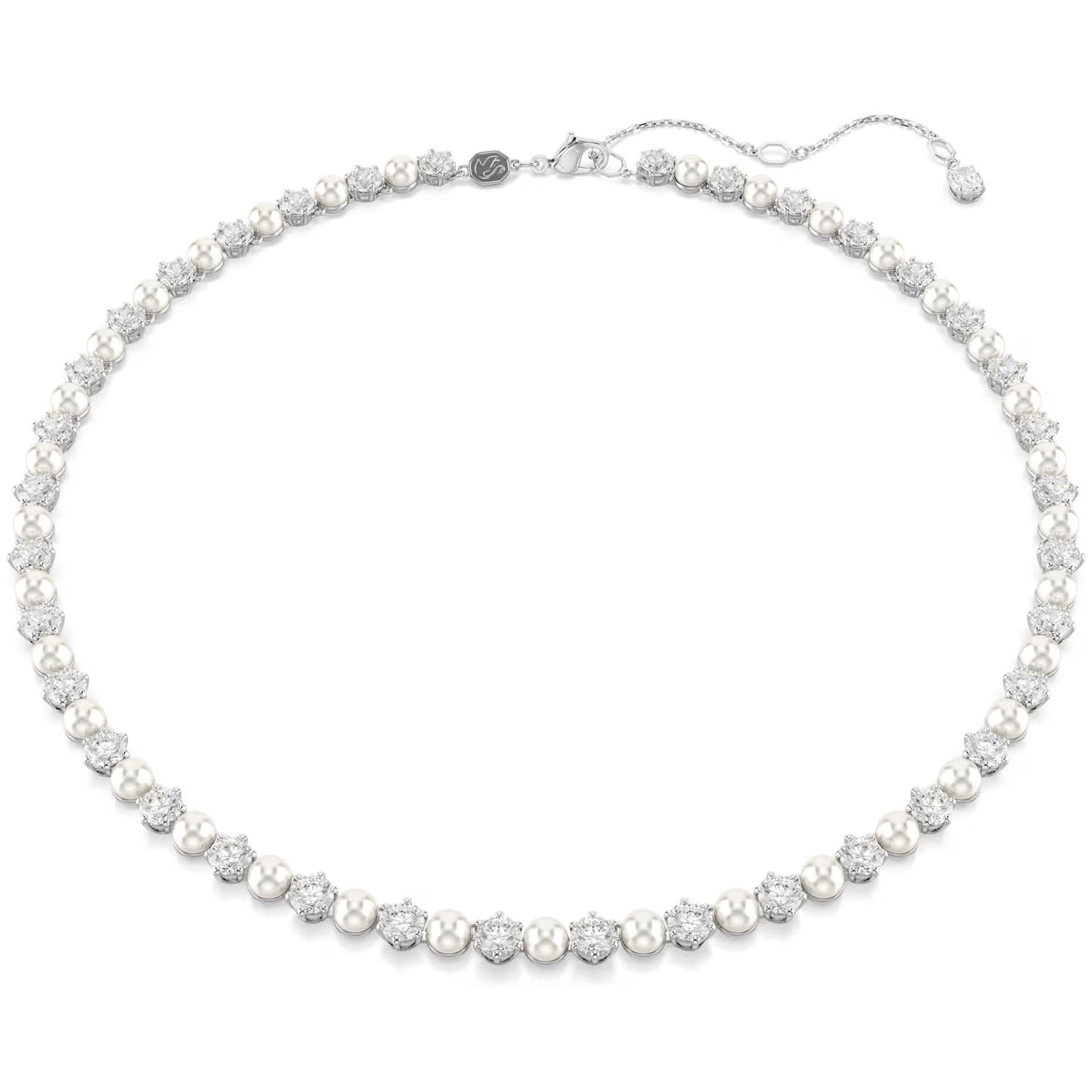 Swarovski Matrix Tennis Halskette mit Kristallperlen