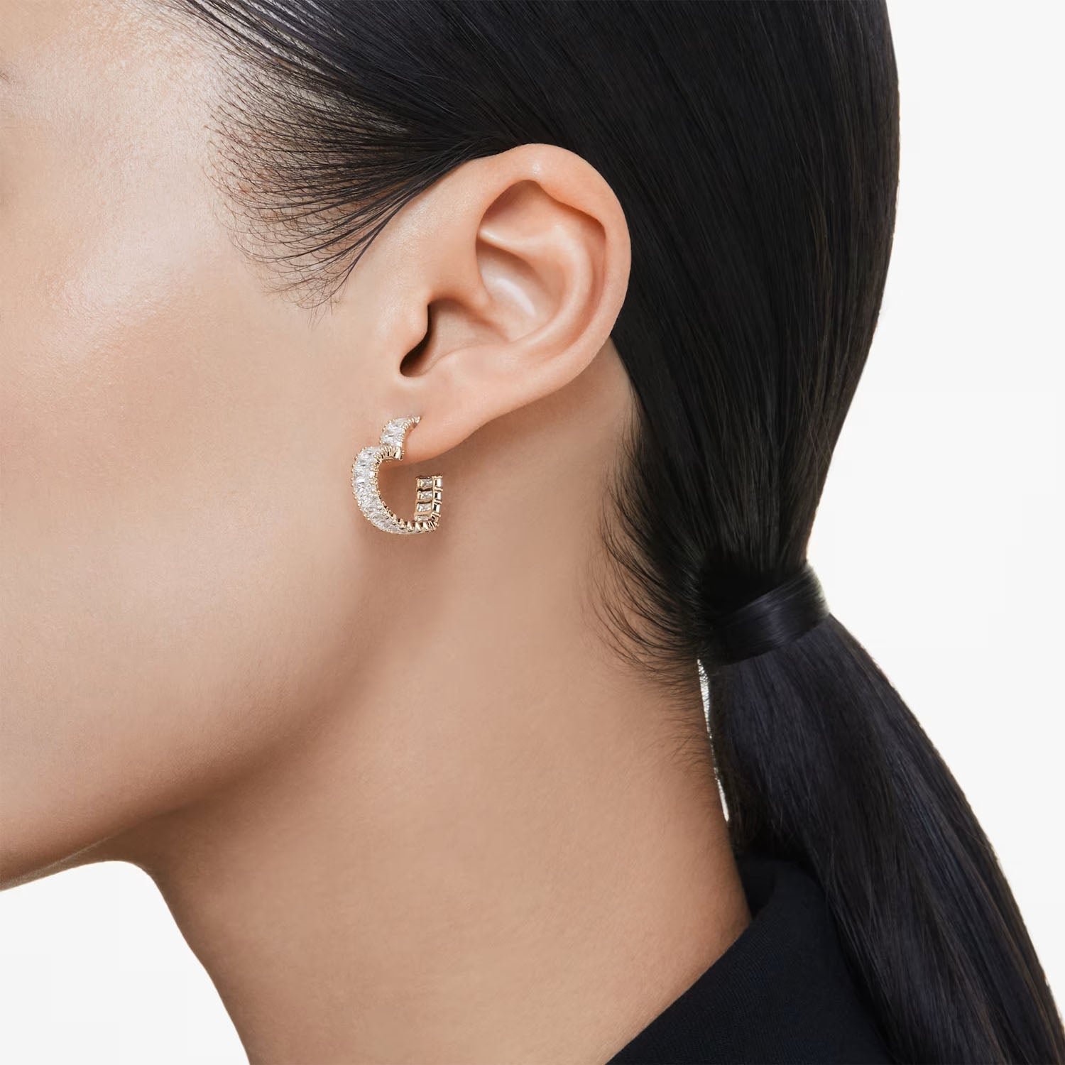 Swarovski Matrix Creolen Herz