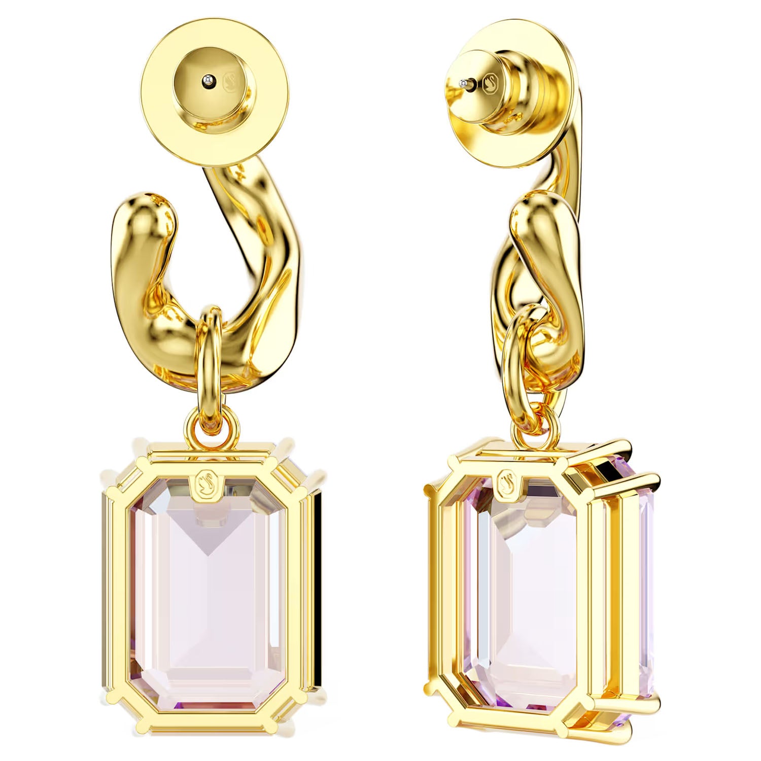 Swarovski Millenia Drop-Ohrhänger Violett