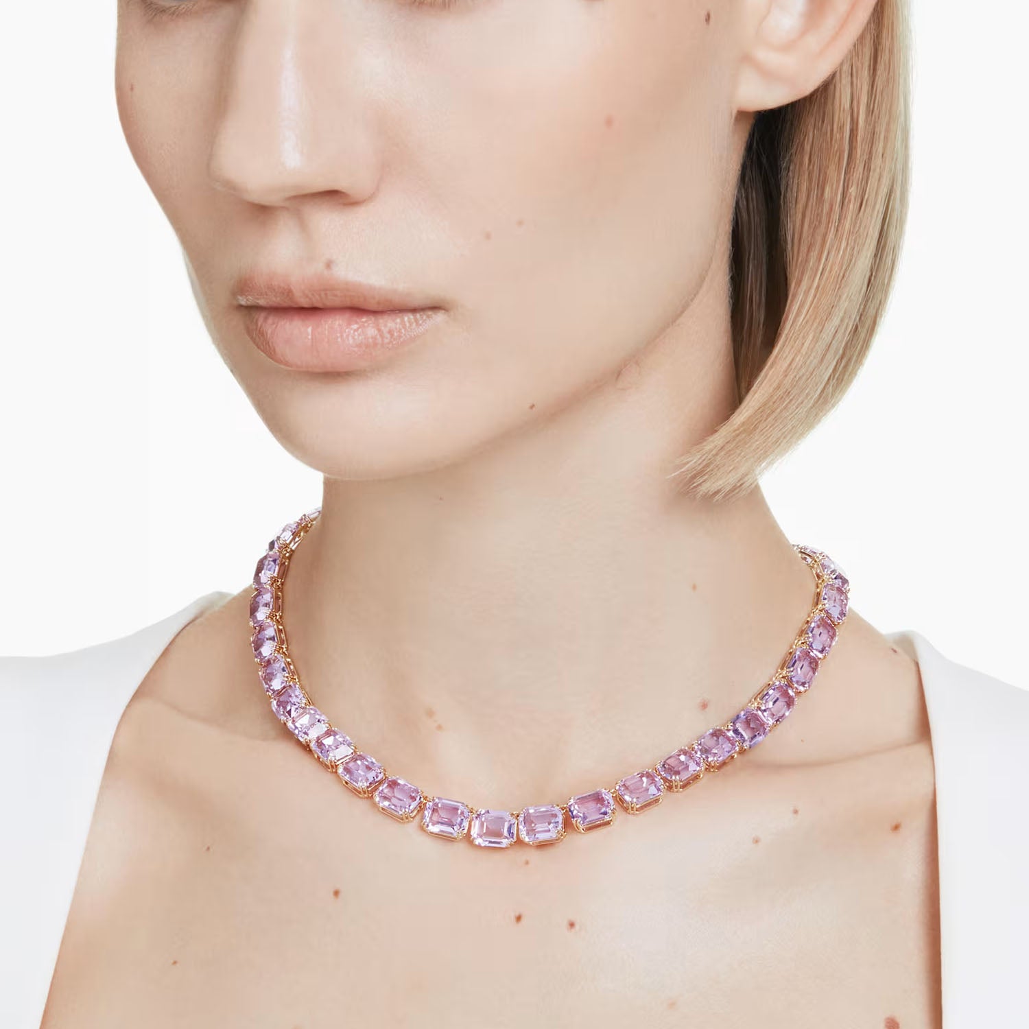 Swarovski Millenia Damen Halskette Violett