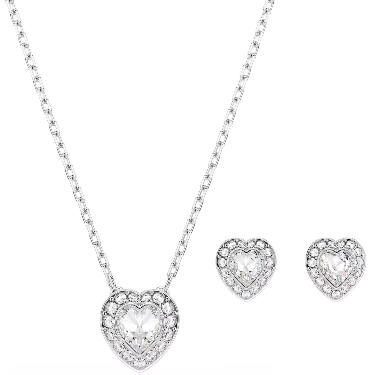 Ariana Grande x Swarovski Set Halskette & Ohrstecker Herz