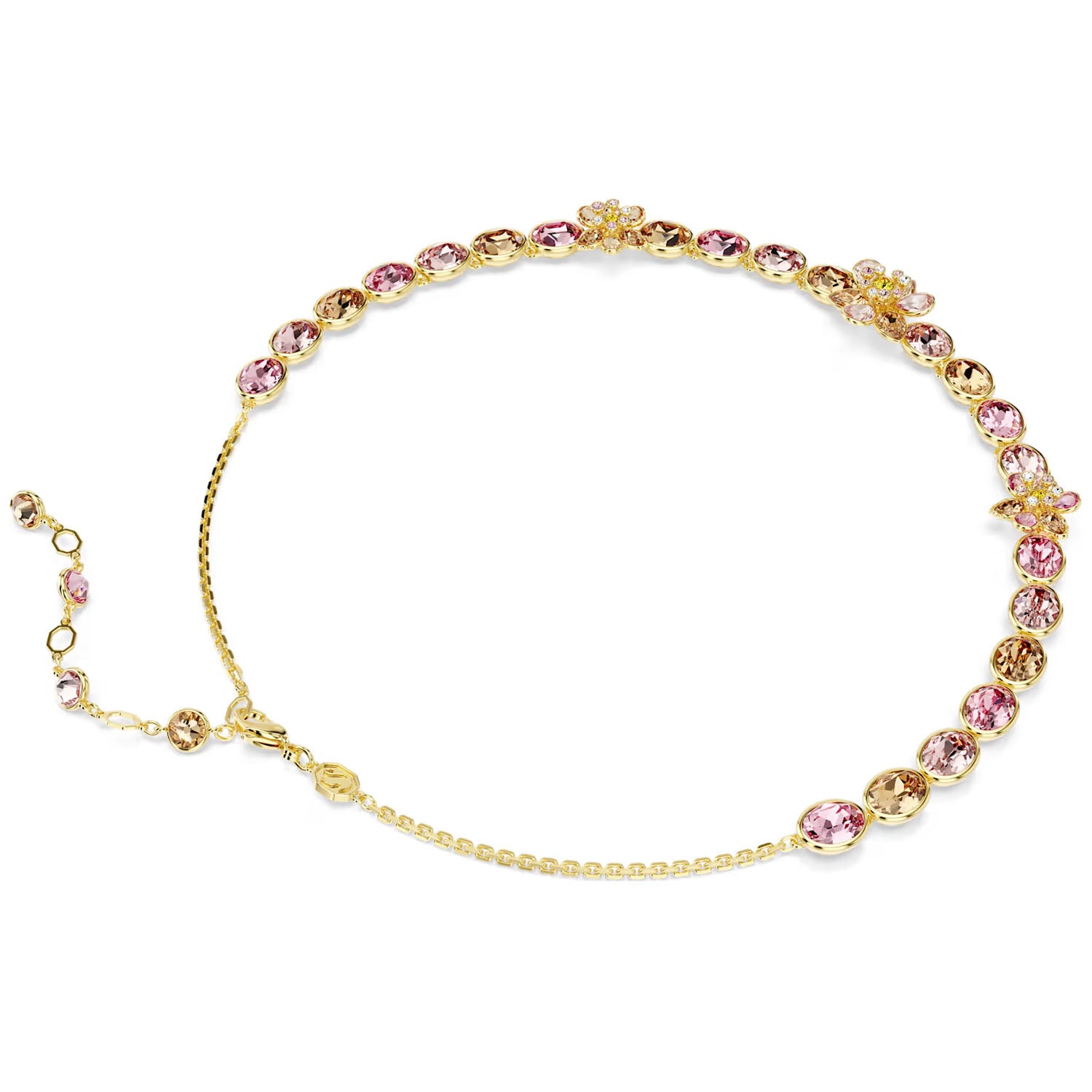 Swarovski Idyllia Damen Halskette Blume