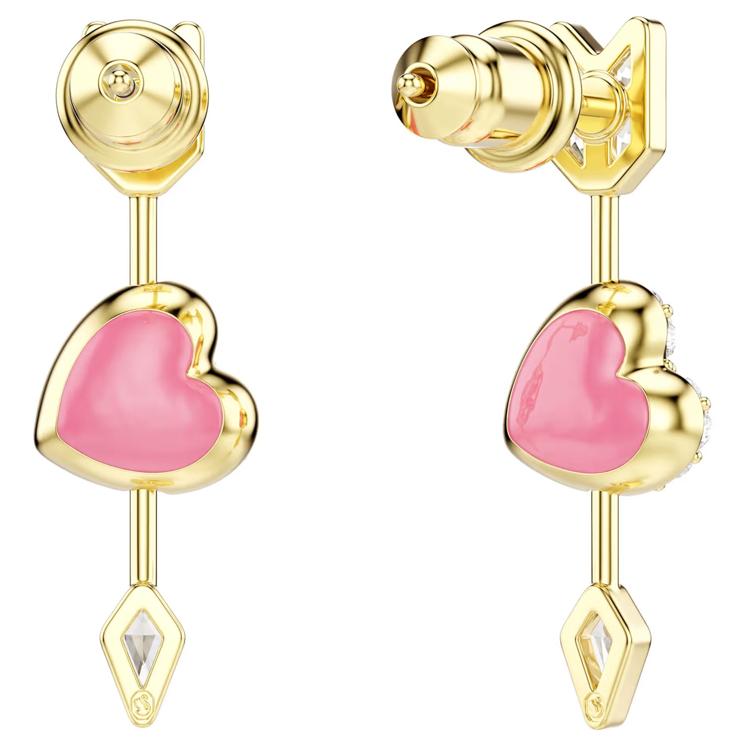 Swarovski Idyllia Drop-Ohrhänger Herz mit Pfeil