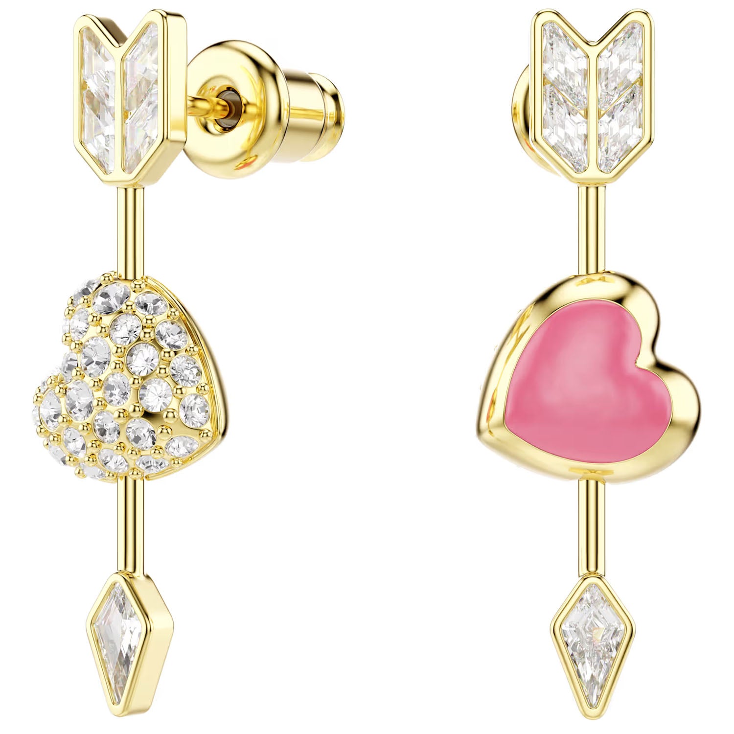 Swarovski Idyllia Drop-Ohrhänger Herz mit Pfeil