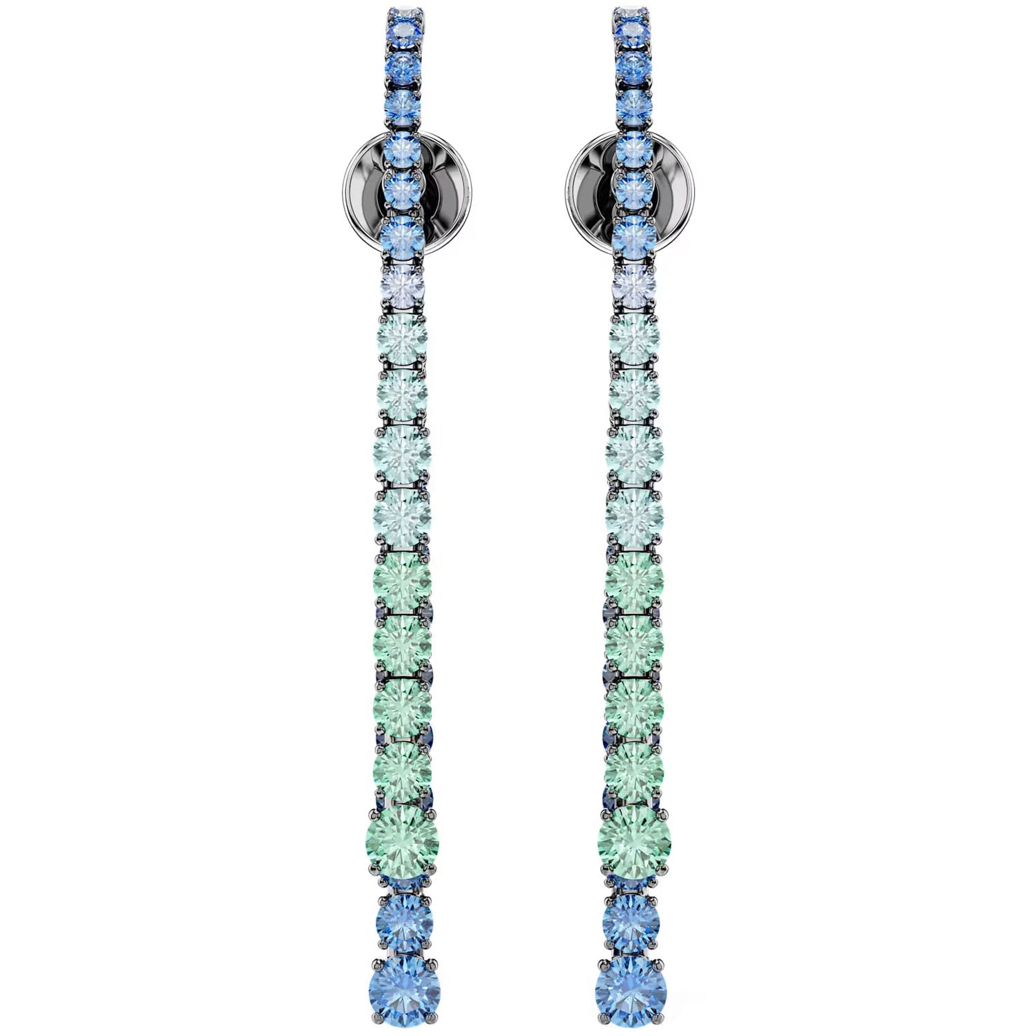 Swarovski Matrix Drop-Ohrhänger Rutheniert