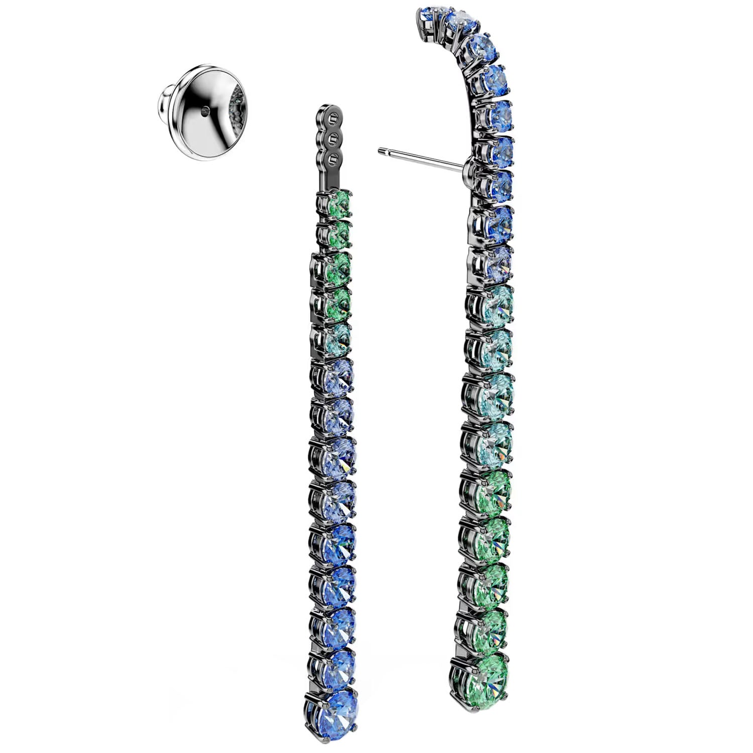 Swarovski Matrix Drop-Ohrhänger Rutheniert