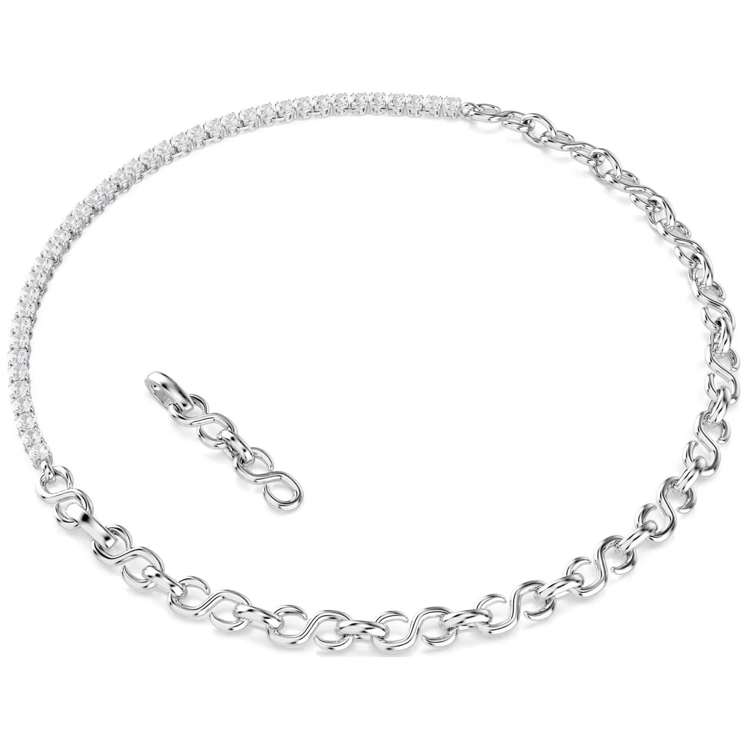Swarovski Matrix Halskette S-Form