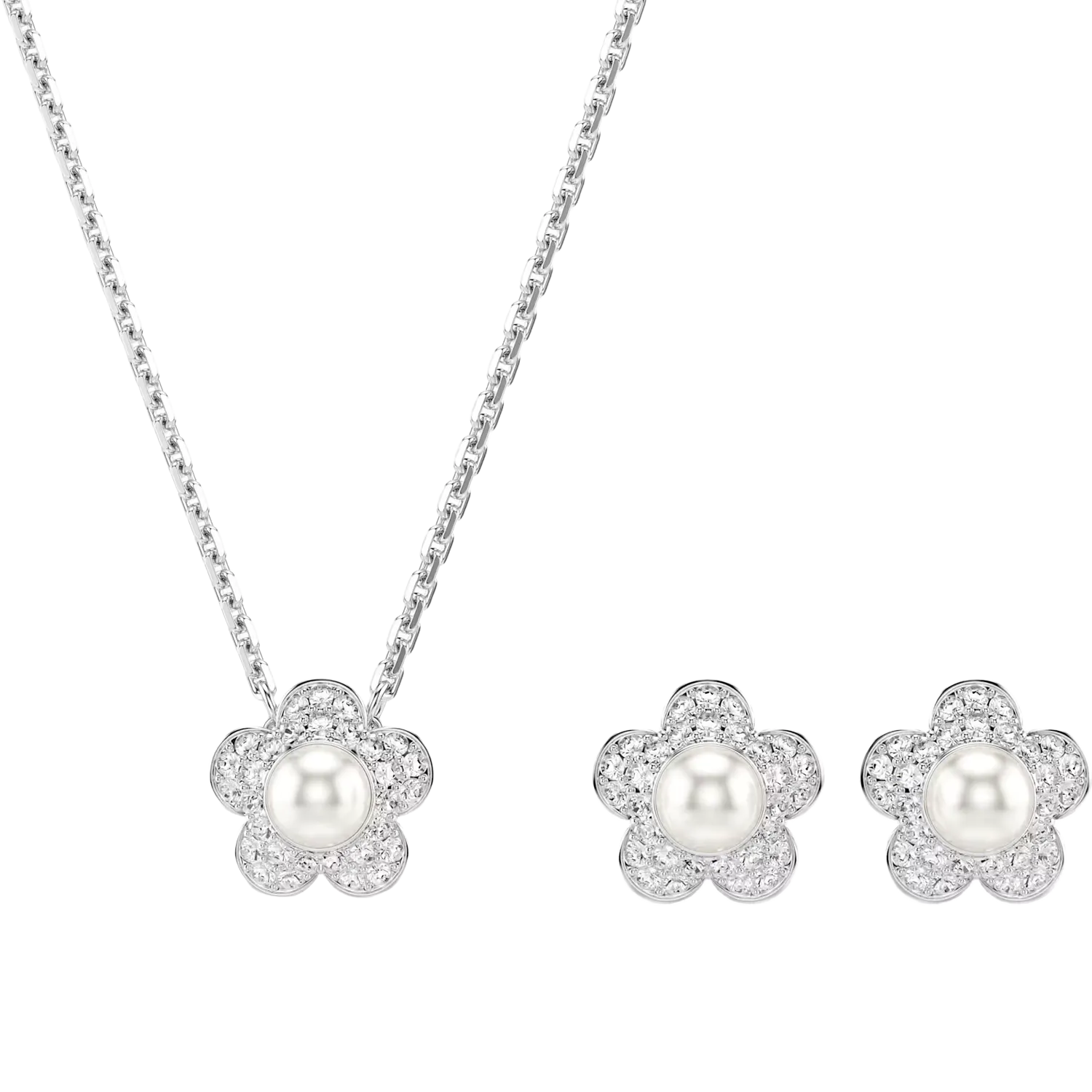 Ariana Grande x Swarovski Set Halskette & Ohrstecker Blume