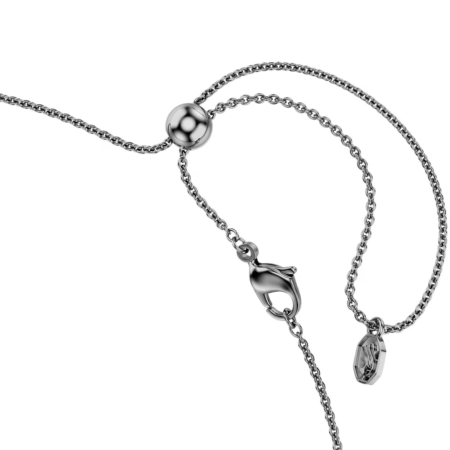 Swarovski Matrix Halskette Rutheniert