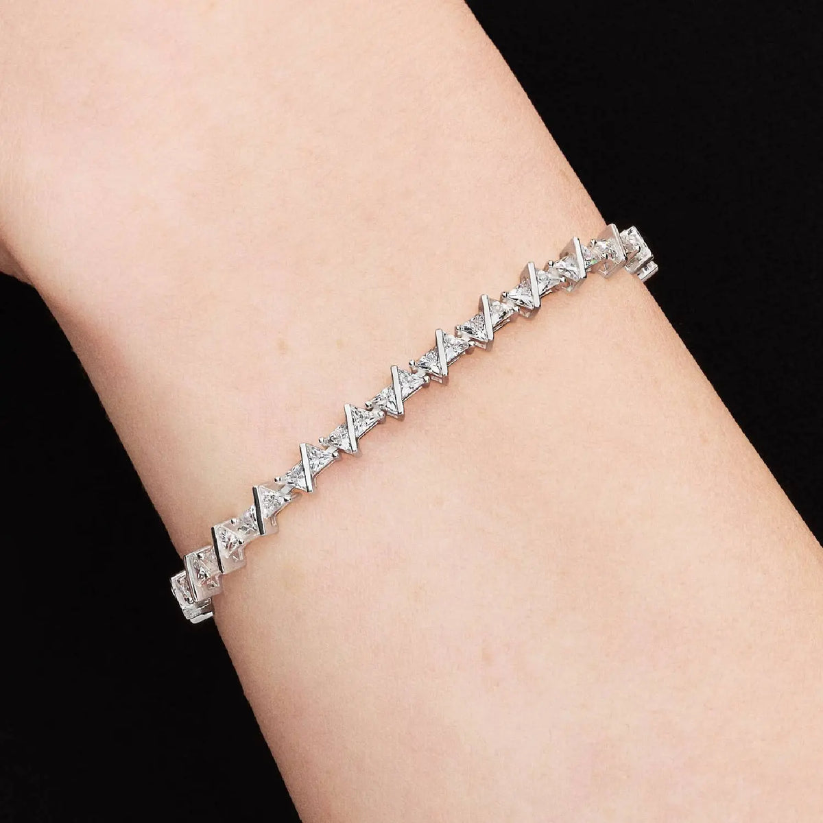 Pandora Funkelndes Dreieck Tennisarmband