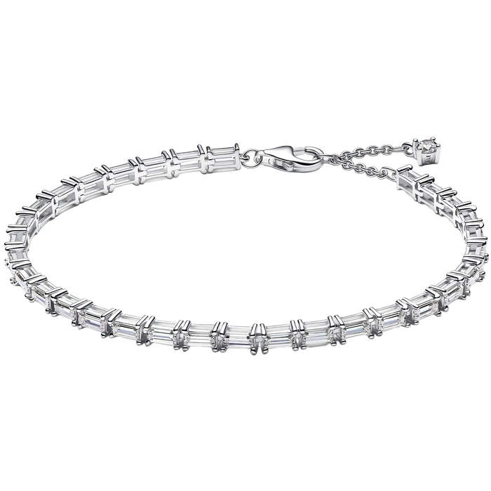 Pandora Funkelndes Baguette Tennisarmband