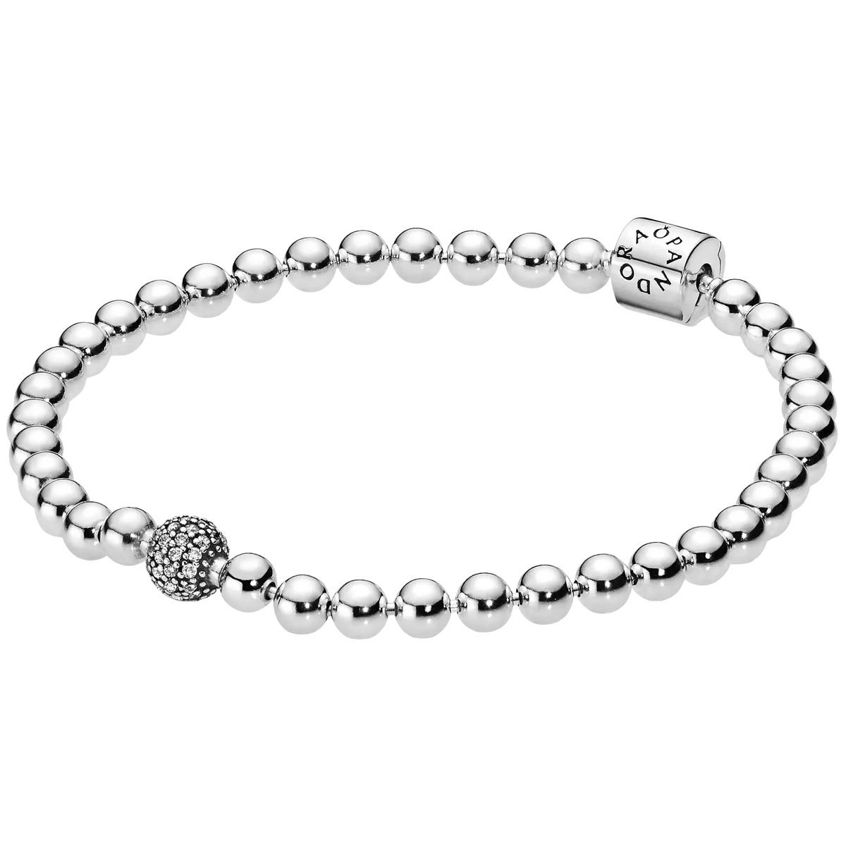 Pandora Kugel & Pavé Armband