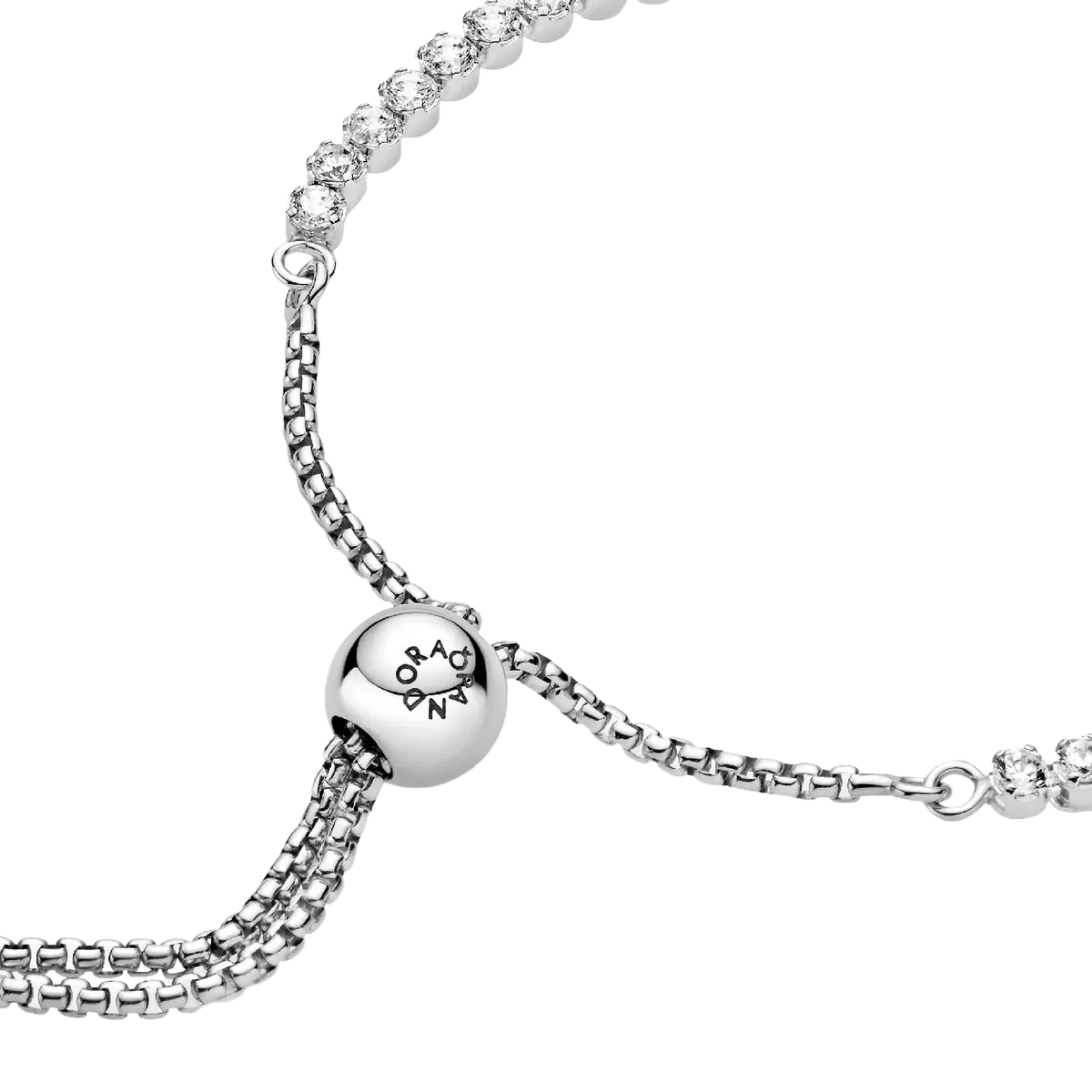 Pandora Funkelndes Schiebe-Tennisarmband