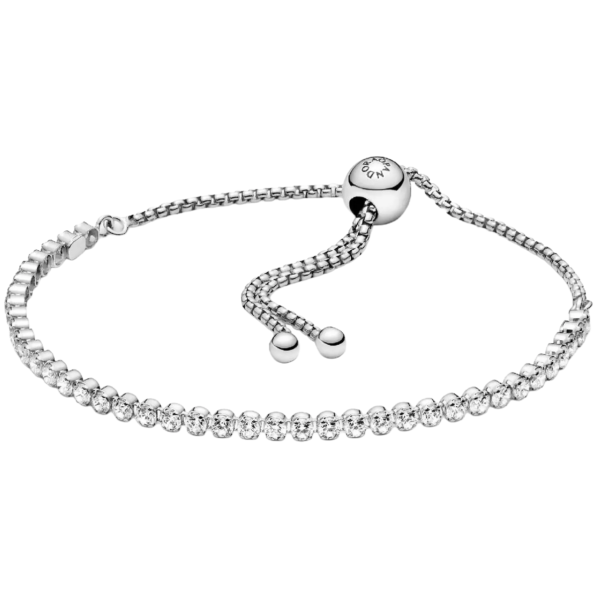 Pandora Funkelndes Schiebe-Tennisarmband