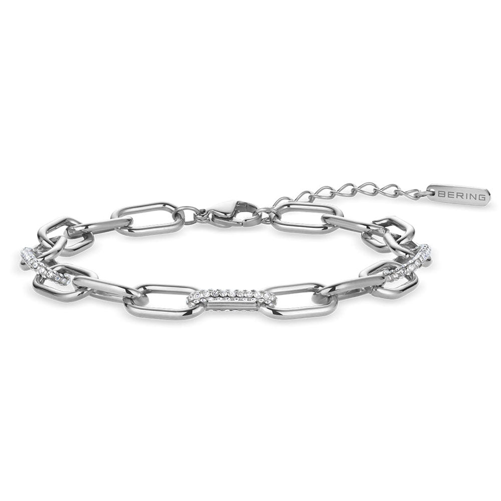 BERING Arctic Symphony Armband silber glänzend