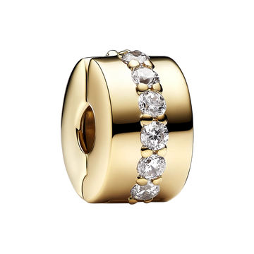 Pandora Moments Klare funkelnde Linie Clip-Charm