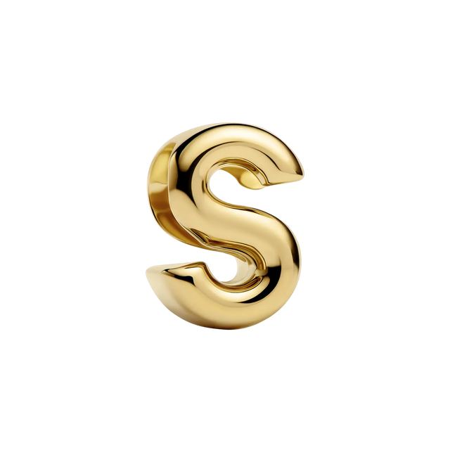 Pandora Buchstabe S Alphabet-Mini-Charm