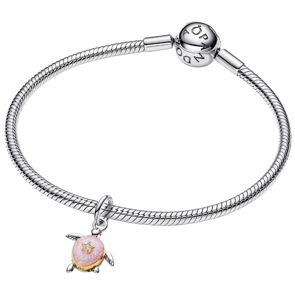 Pandora Rosa Meeresschildkröten-Anhänger Charm