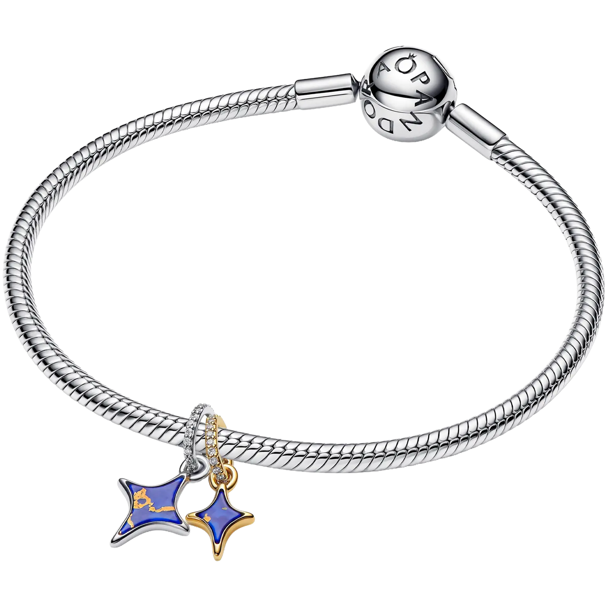 Pandora Teilbare Sterne Doppel-Charm-Anhänger