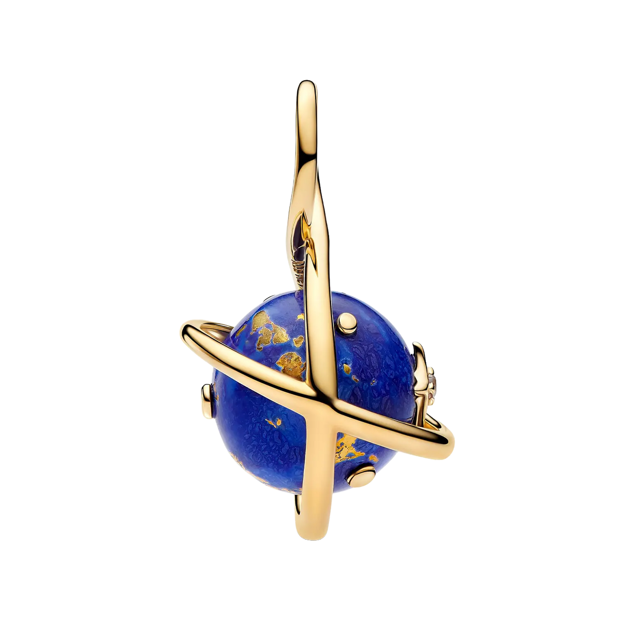 Pandora Drehbarer Himmlischer Blauer Planet Charm-Anhänger